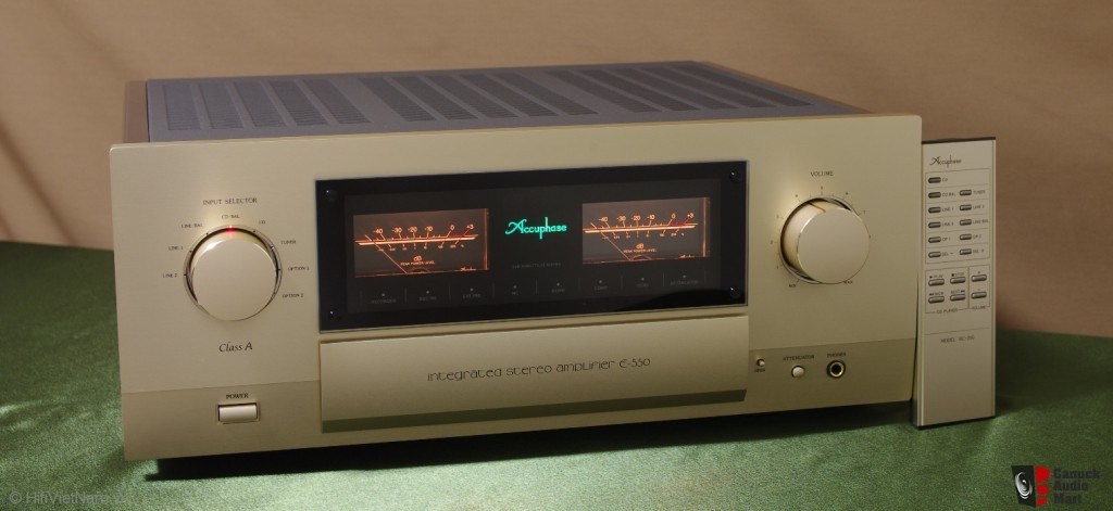 Accuphase E–550 – Ngọt ngào class A